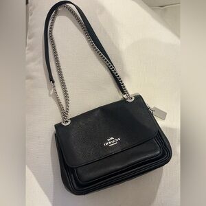 Coach Black Leather Crossbody/ Shoulder Bag LIKE NEW